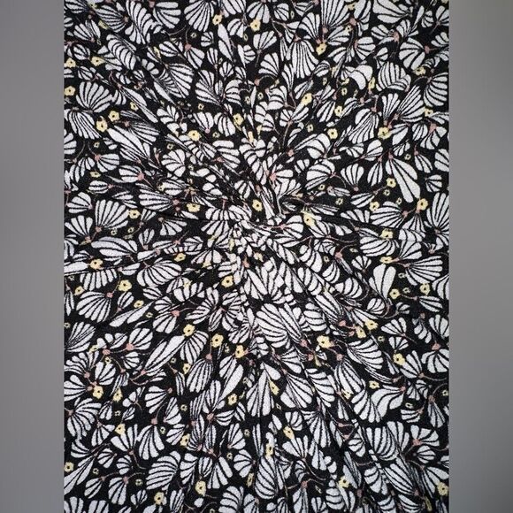 Max Studio Floral Twist Front Jersey Midi Dress - Picture 9 of 16